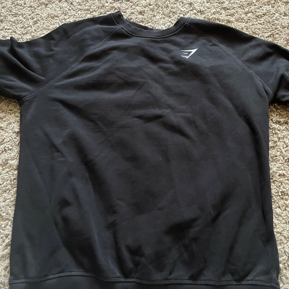 Gymshark Tops - Gymshark Black Sweatshirt